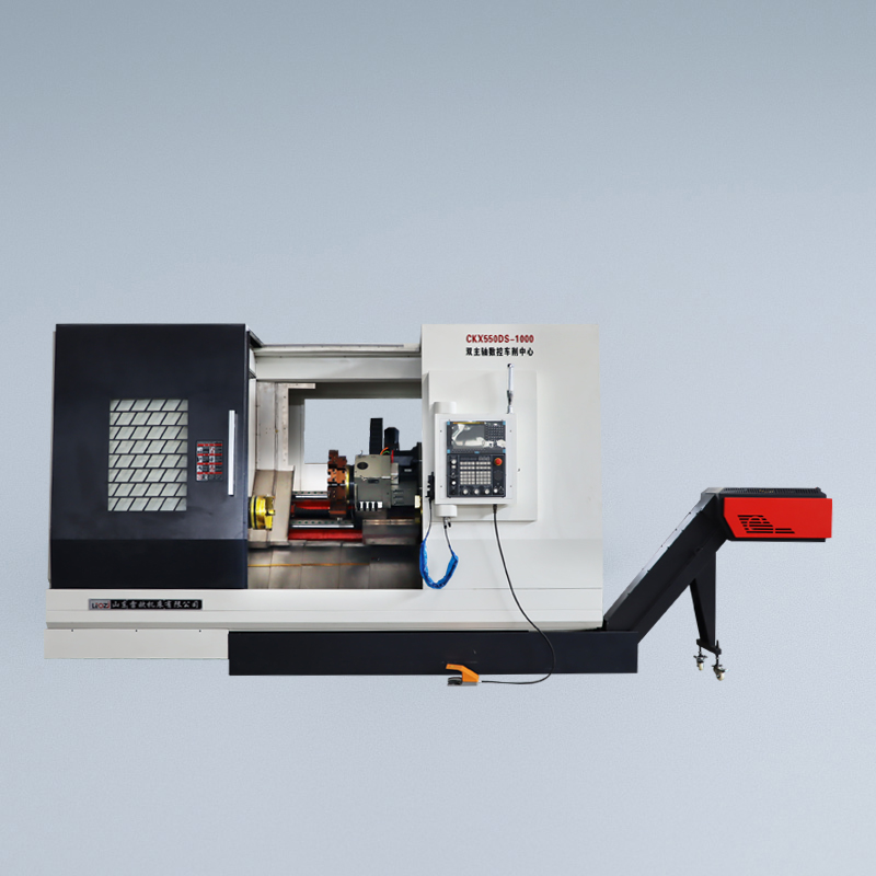 FANUC Control System Twin Spindle Metal Turning Center CKX550DS Hard Rail Slant Bed CNC Lathe and Milling Machine Automatic FANUC Control System Twin Spindle Metal Turning Center CKX550DS Hard Rail Slant Bed CNC Lathe and Milling Machine Automatic