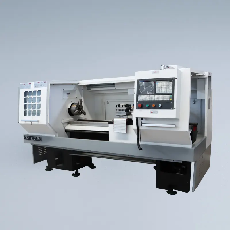 CNC Metal Lathe CK6140x1500 Flat Bed Horizontal Lathe for Efficient Batch Machining CNC Metal Lathe CK6140x1500 Flat Bed Horizontal Lathe for Efficient Batch Machining